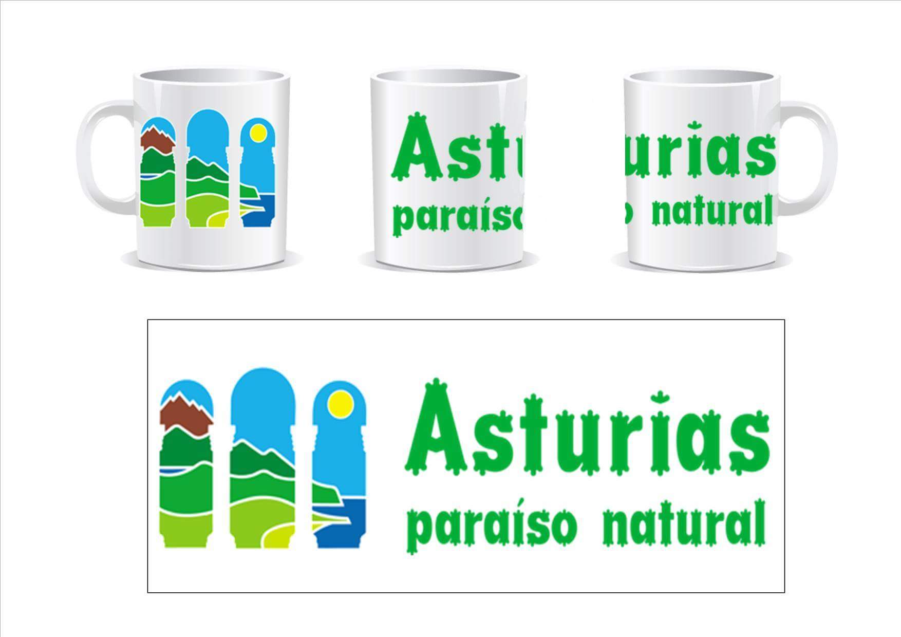 imagen taza desayuno cerámica Asturias Paraíso Natural